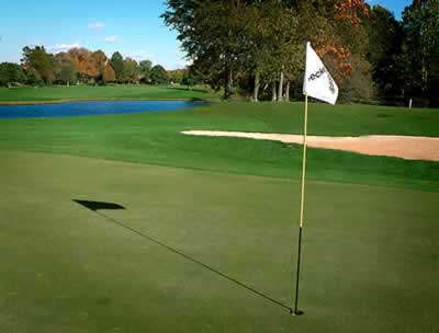 Lush green at West Chester Ohio golf course