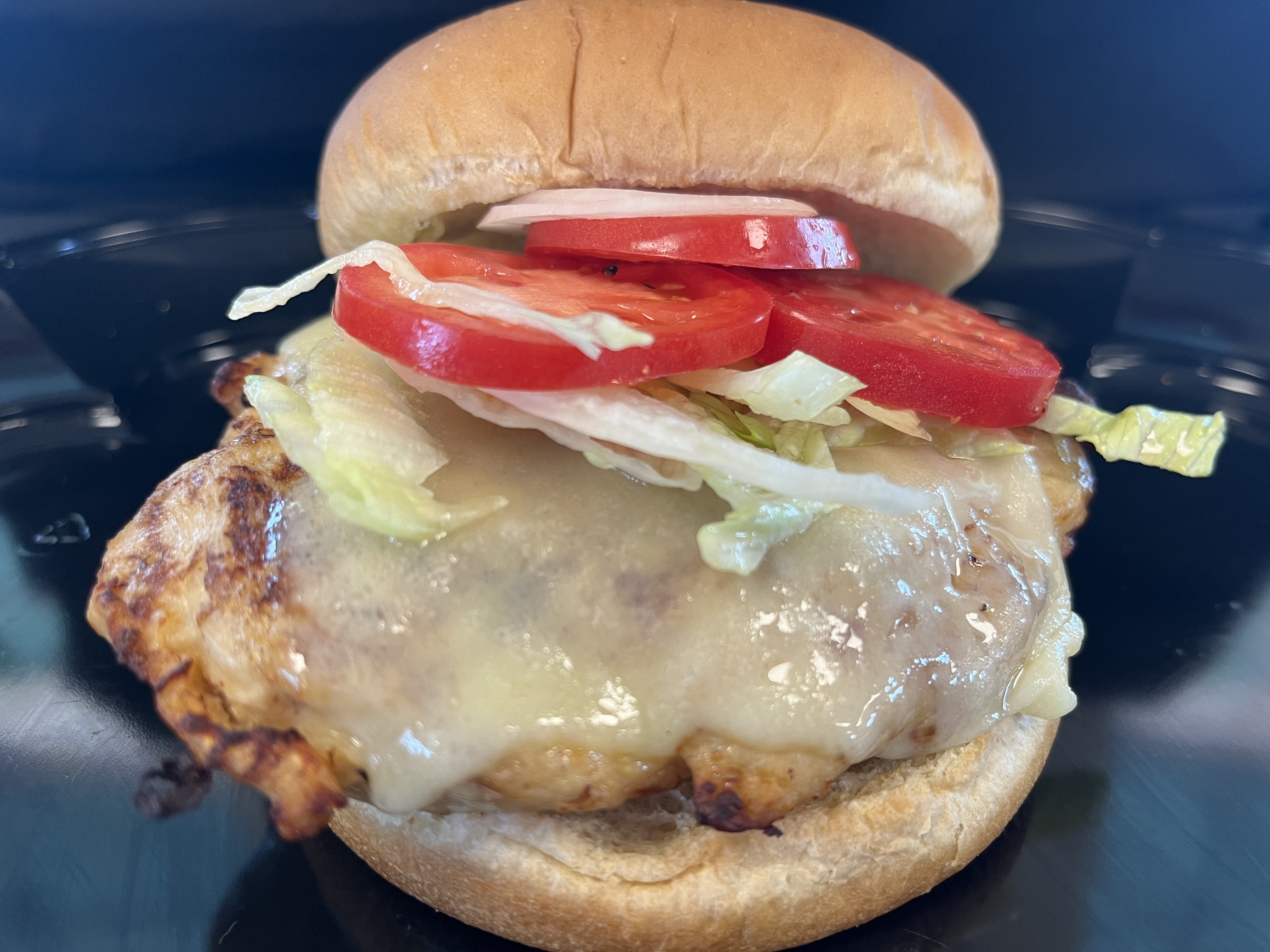 delicious hamburger at beckettridgegolf
